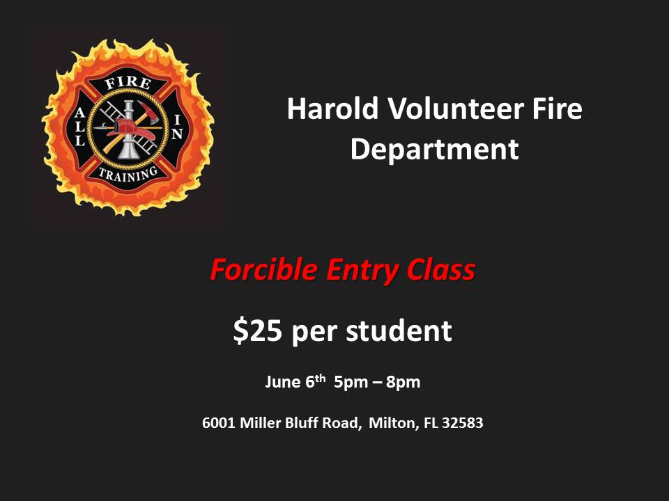 Harold Forcible Entry Class